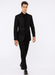 Men's Black Flap Front Pockets One Button  Designer Fashion Dress Casual Blazer On Sale Blazer
