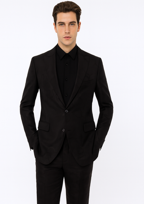 Men's Black Flap Front Pockets One Button Cheap Priced Designer Fashion Dress Casual Blazer On Sale Blazer