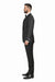 Men's Black Super 150's Viscose Blend 1 Button Tuxedo Floral Pattern  Dinner Jacket