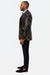 EJ Samuel Black & Gold Sequin Shawl Lapel Tuxedo Jacket