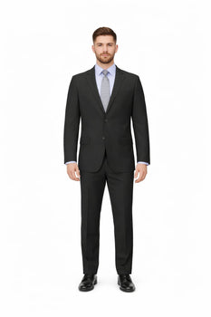 Modern Fit Tiglio Wool Double-Breasted Suit – Premium Tailored Formal Suit
