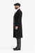 Men's Black One Chest Pocket Three Buttons Peaky Blinders Suits - Peaky Blinders Outfit + Hat (Peaky Blinders Custome)