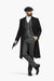 Men's Black One Chest Pocket Three Buttons Peaky Blinders Suits - Peaky Blinders Outfit + Hat (Peaky Blinders Custome)