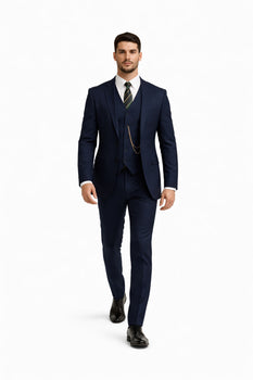 Men's Black Peak Lapel Peaky Blinders Suit - Peaky Blinder Outfits+ Overcoat + Hat (Peaky Blinder Custome)