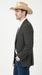 Mens Black Pinstripe Western Blazer – Classic Cowboy Style Jacket for Business, Formal and Smart Casual Wear