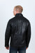 Mens Black Platini Western Leather Jacket - Vintage Cowboy Style