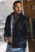Mens Black Platini Western Leather Jackets - Vintage Cowboy Style