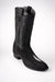 Los Altos Boots Single Stone Stingray R-Toe Black Cowboy Botas De Mantarraya - Mantarraya Boots