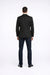 Men'S Black Stripe - Pinstripe Slim Fit Blazer
