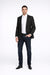 Men'S Black Stripe - Pinstripe Slim Fit Blazer