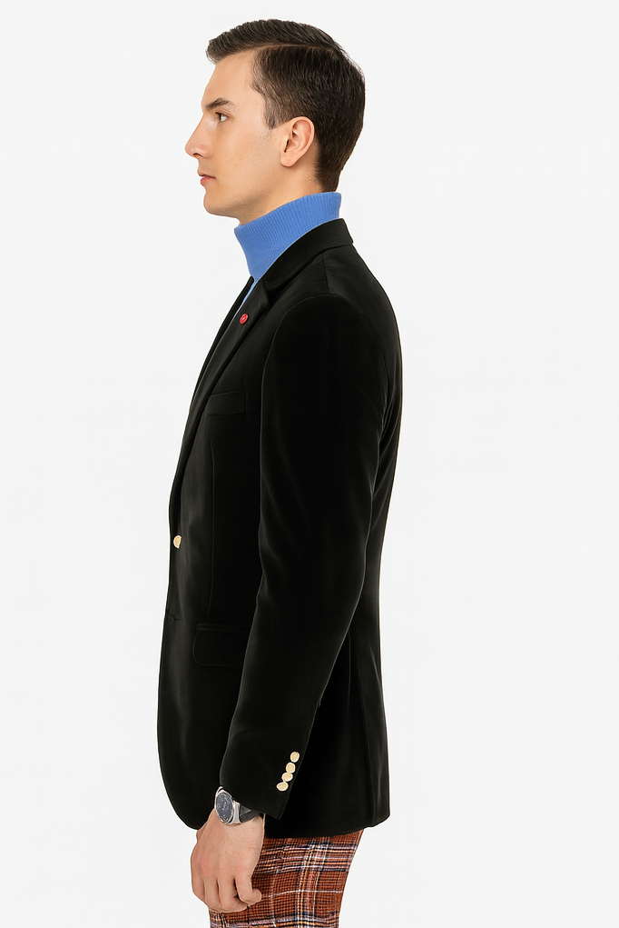 Mens Blazer Black - Image 3