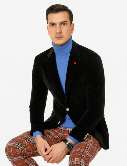 Mens Blazer Black - Image 8