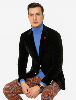 Mens Blazer Black - Image 8