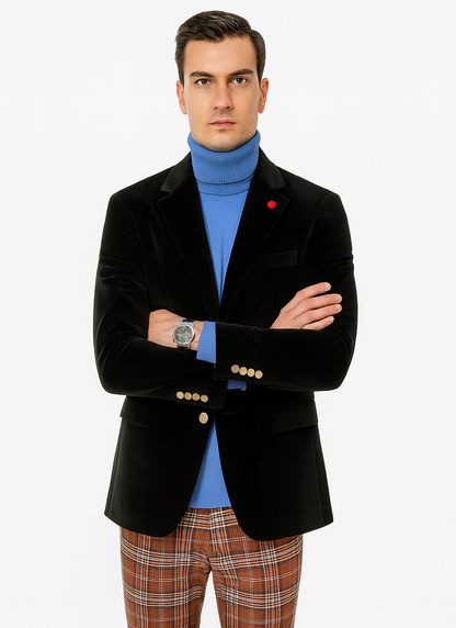 Mens Blazer Black - Image 6