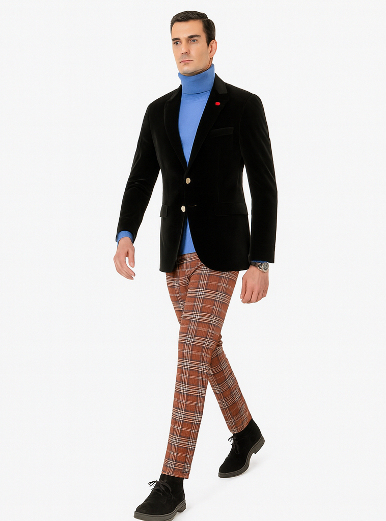 Mens Blazer Black - Image 4