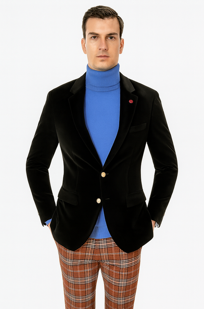 Mens Blazer Black - Image 5