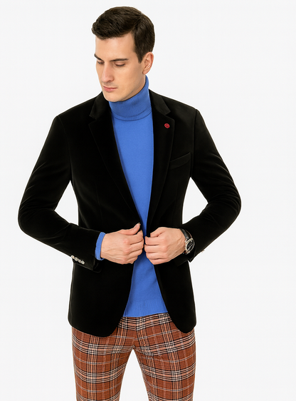 Mens Blazer Black - Image 7