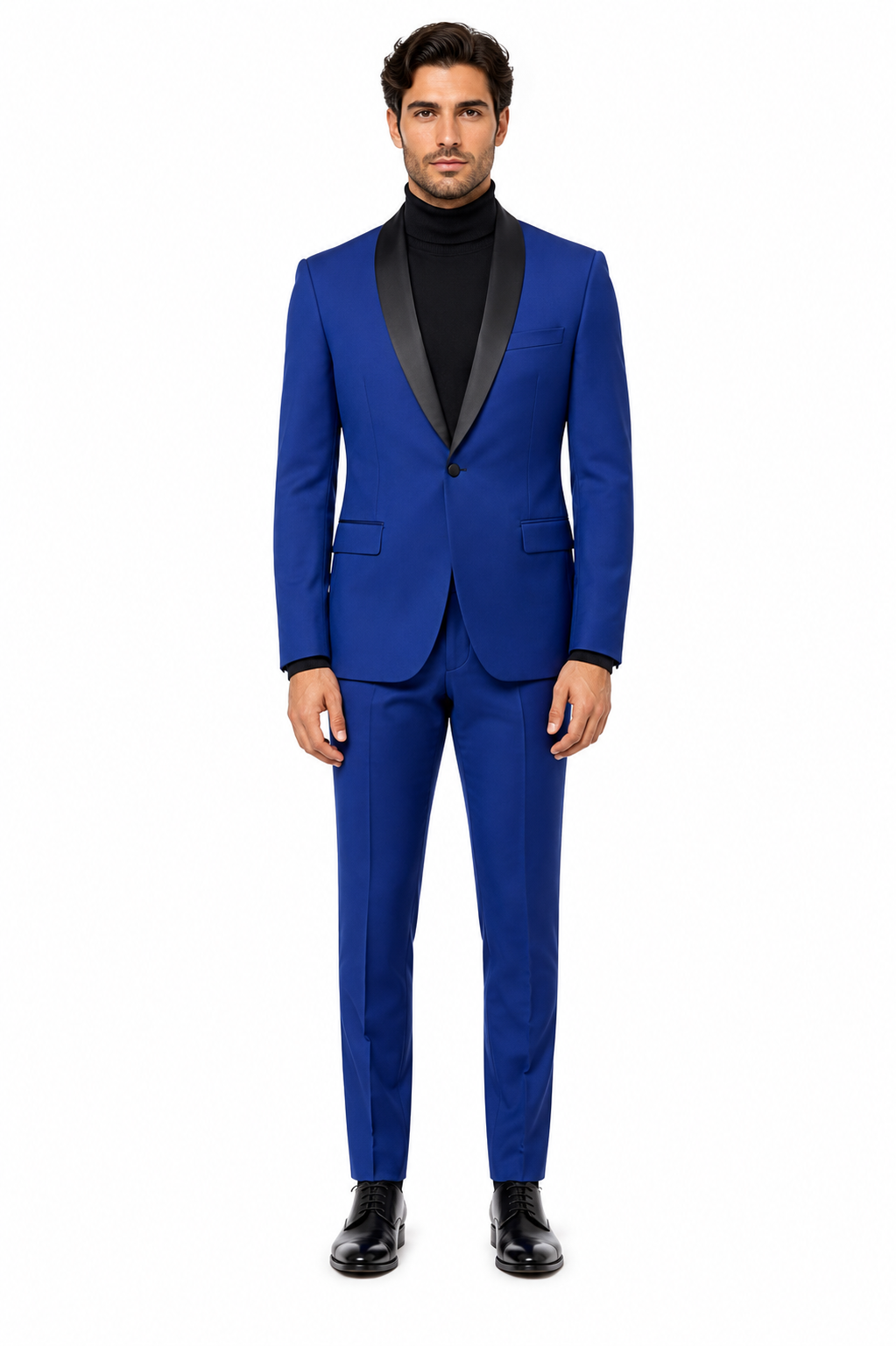 Men's Blazer  Black ~ RoyalBlue Tuxedo Dinner Jacket and Blazer Two Toned