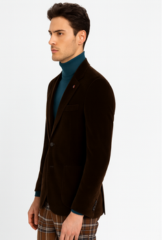 Mens Blazer Brown - Image 3