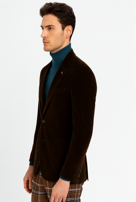 Mens Blazer Brown