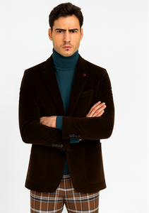 Mens Blazer Brown