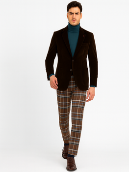Mens Blazer Brown - Image 6