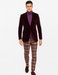 Mens Blazer Burgundy
