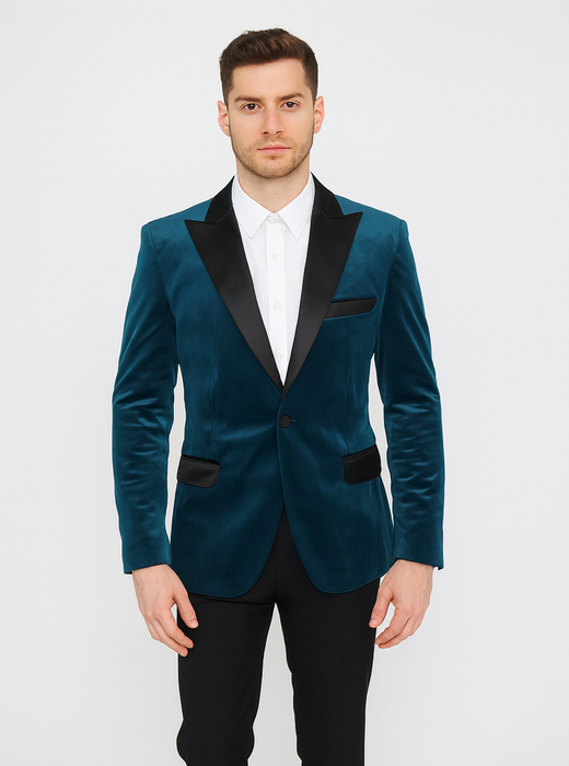 Men's Blazer Dark Teal