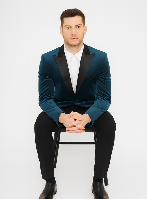 Men's Blazer Dark Teal
