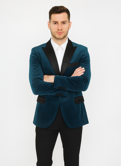 Men's Blazer Dark Teal