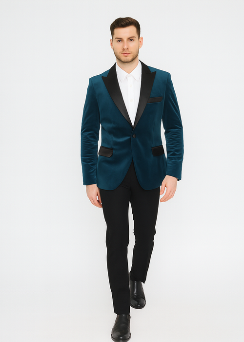 Men's Blazer Dark Teal
