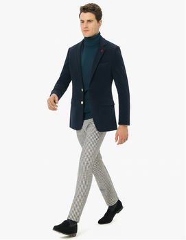 Mens Blazer French Blue - Image 6