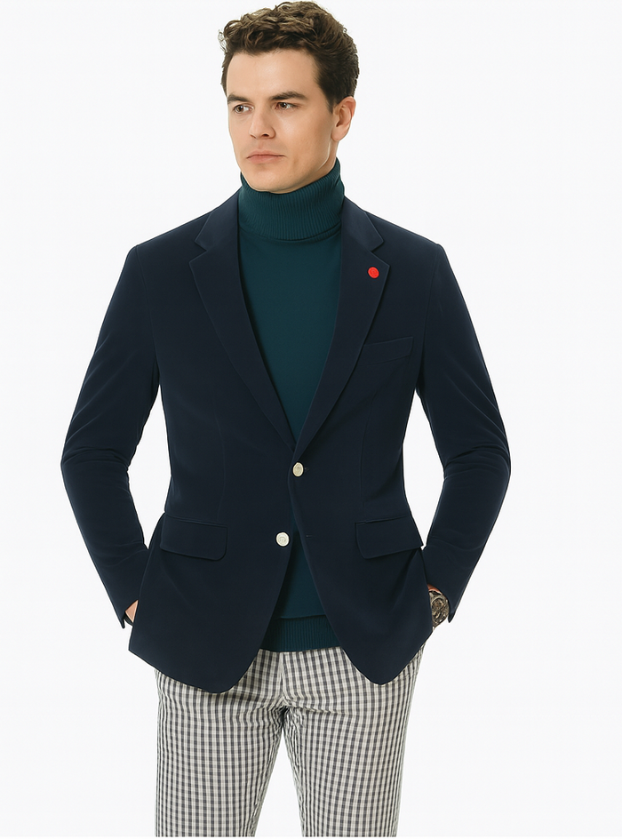 Mens Blazer French Blue - Image 7