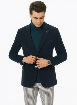 Mens Blazer French Blue - Image 8