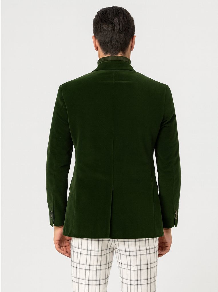 Mens Blazer - Green - Image 2