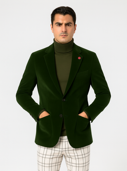 Mens Blazer - Green - Image 7