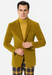 Mens Blazer Mustard