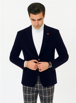 Mens Blazer Navy - Image 8