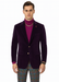 Mens Blazer Plum