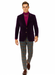 Mens Blazer Plum