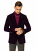 Mens Blazer Plum