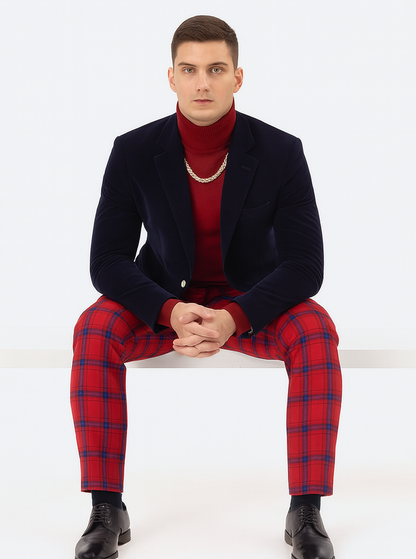 Mens Blazer Royal - Image 4