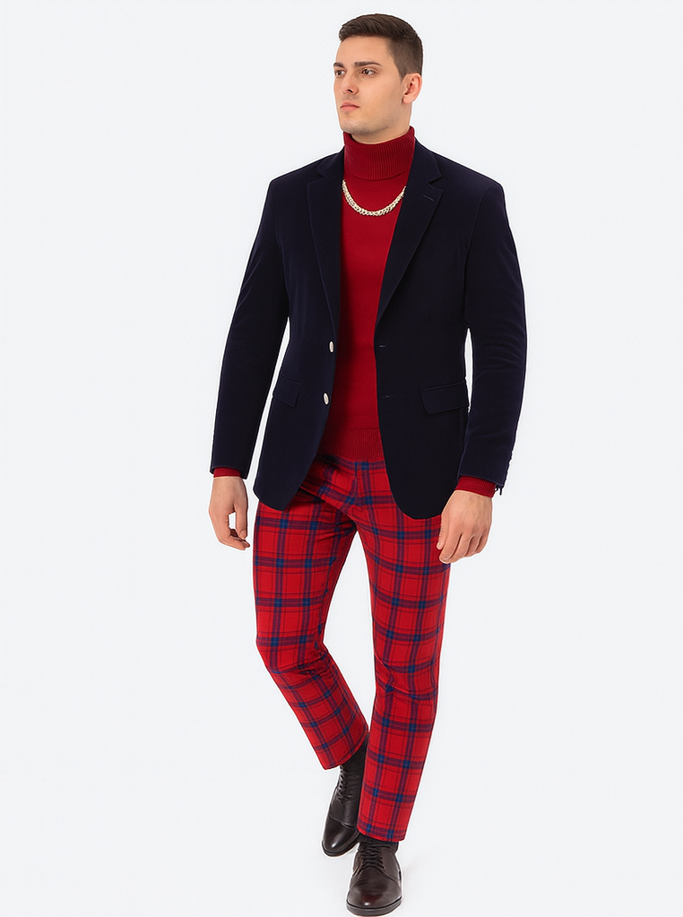 Mens Blazer Royal - Image 6