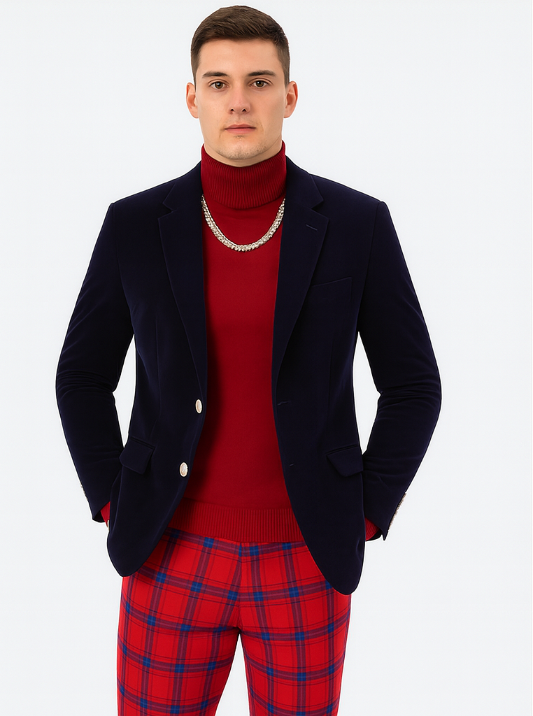 Mens Blazer Royal - Image 7