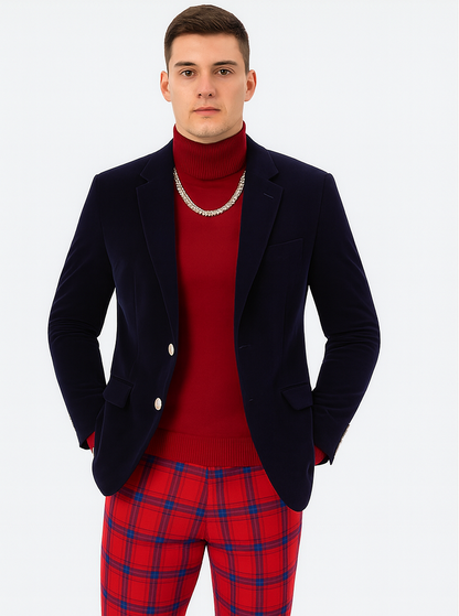 Mens Blazer Royal - Image 7