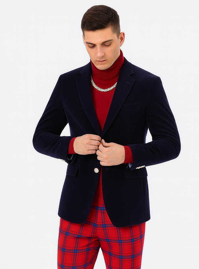 Mens Blazer Royal - Image 8