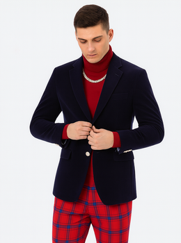 Mens Blazer Royal - Image 8
