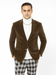 Mens Blazer Taupe