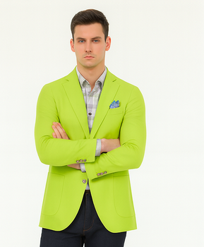 Mens Blazers Green - Image 3