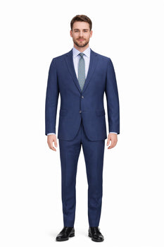 Slim Fit Tiglio Wool Suit – Modern Tailored Two-Piece Formal Suit